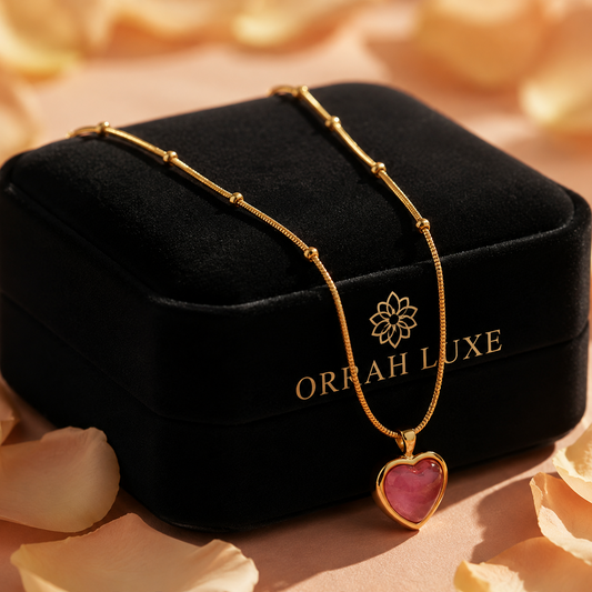 Rosy Heart Necklace