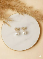 ORRAH LUXE Korean Pearl Earrings – 2 Pair Combo