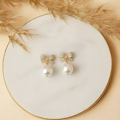 Pearl Stud Earrings Set